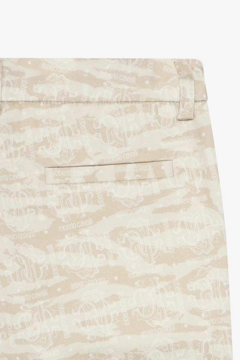 Tiger Skin-Print Pants