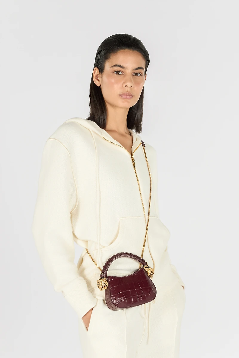 Mini Roar Bag With Crocodile Print
