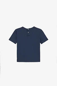 Soft Cotton T-Shirt With Patch