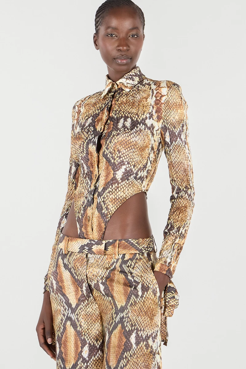 Python Print Shirt Bodysuit