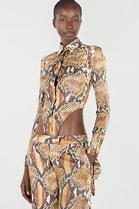 Python Print Shirt Bodysuit