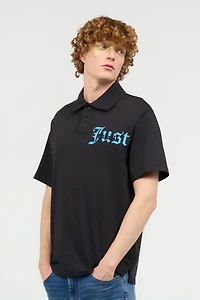 Polo-Shirt With Lettering