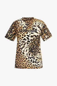 T-shirt with Jaguar Skin print