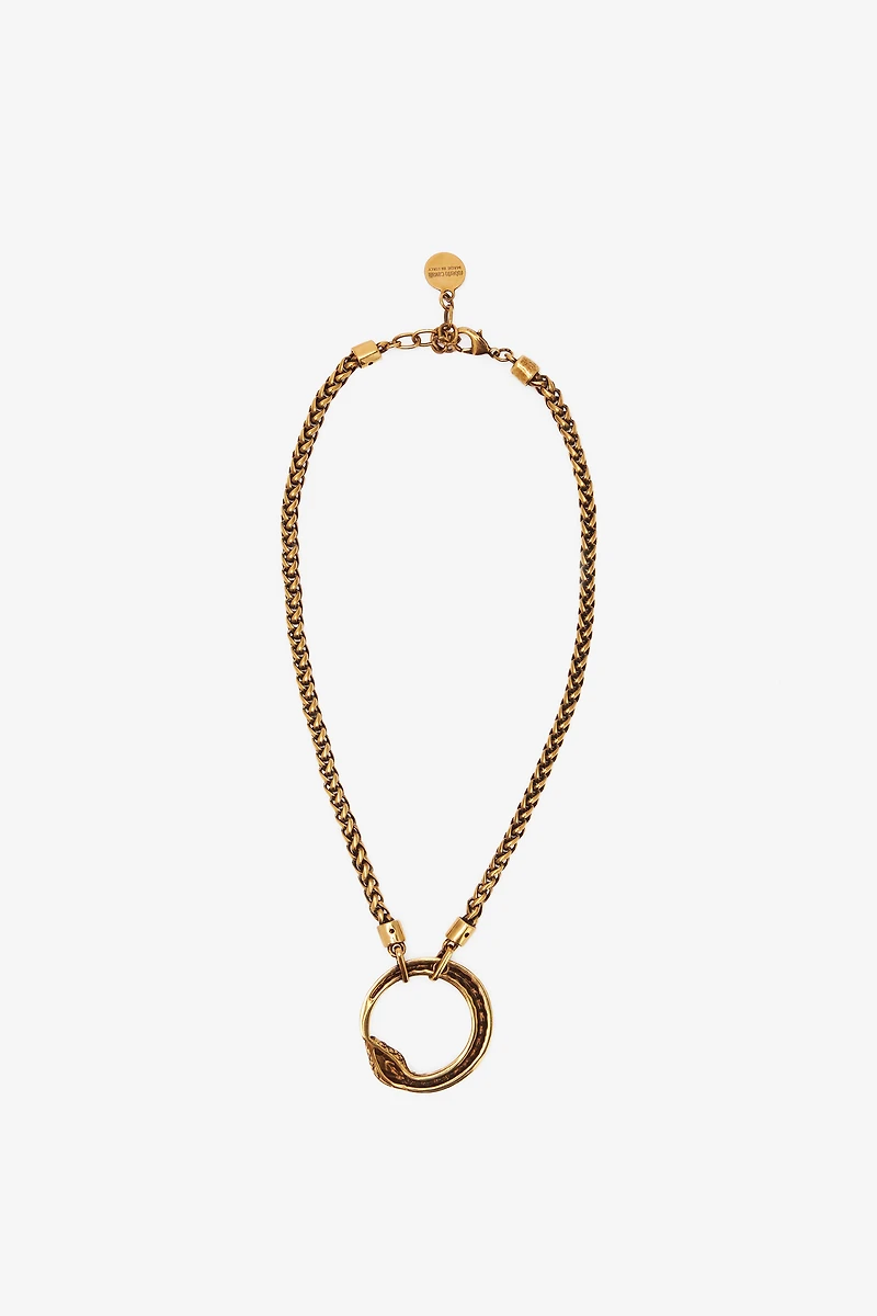 Necklace With Snake Pendant