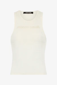 Tank Top With Embroidered Logo