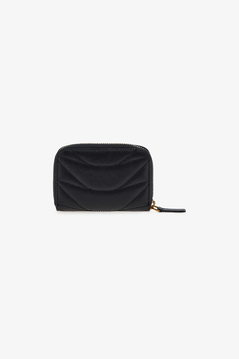 Wallet with Monogram RC and zip