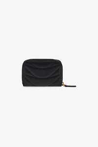 Wallet with Monogram RC and zip
