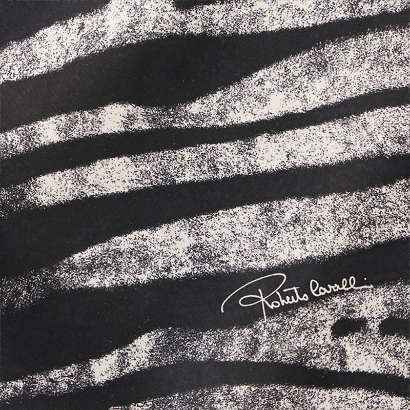 Silk Scarf With Zebra Print