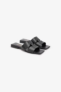 Slides With Square Toe