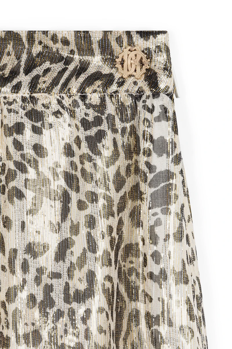 Jaguar-Print Skirt