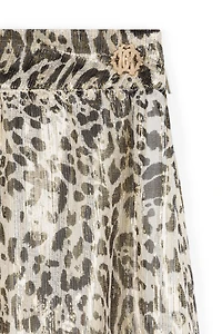 Jaguar-Print Skirt