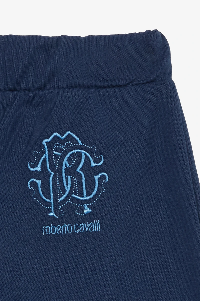Sport Pants With Contrasting Bands And RC Monogram