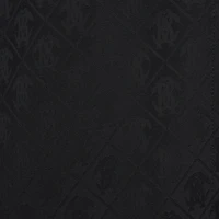 Silk Mini Shirt Dress with Monogram RC
