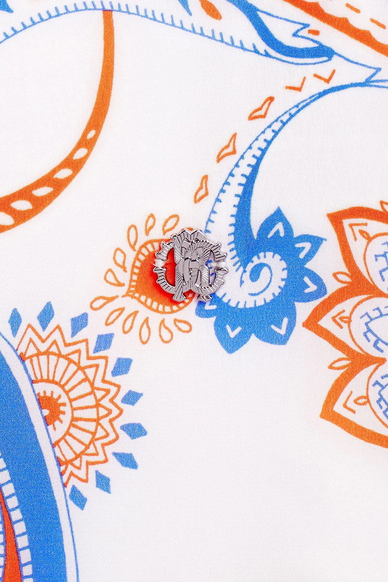 Lizard Bandana print top