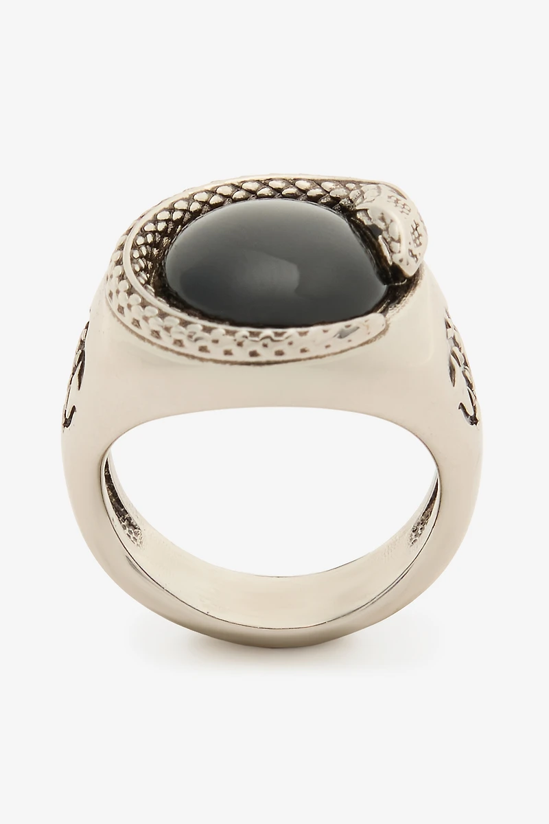 Cocktail Ring With Snake