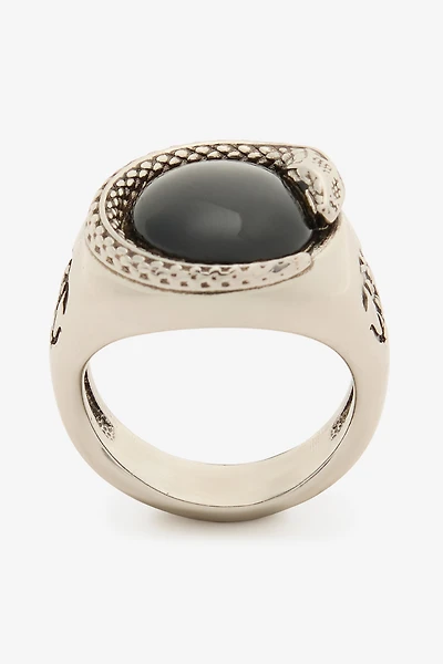 Cocktail Ring With Snake