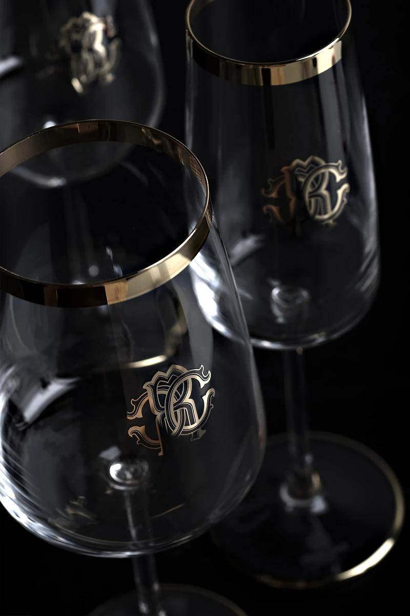 Monogram Platin 2 Wine Goblets Set