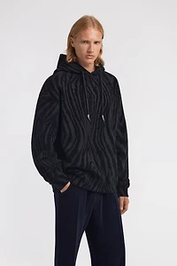 Zebra print sweatshirt