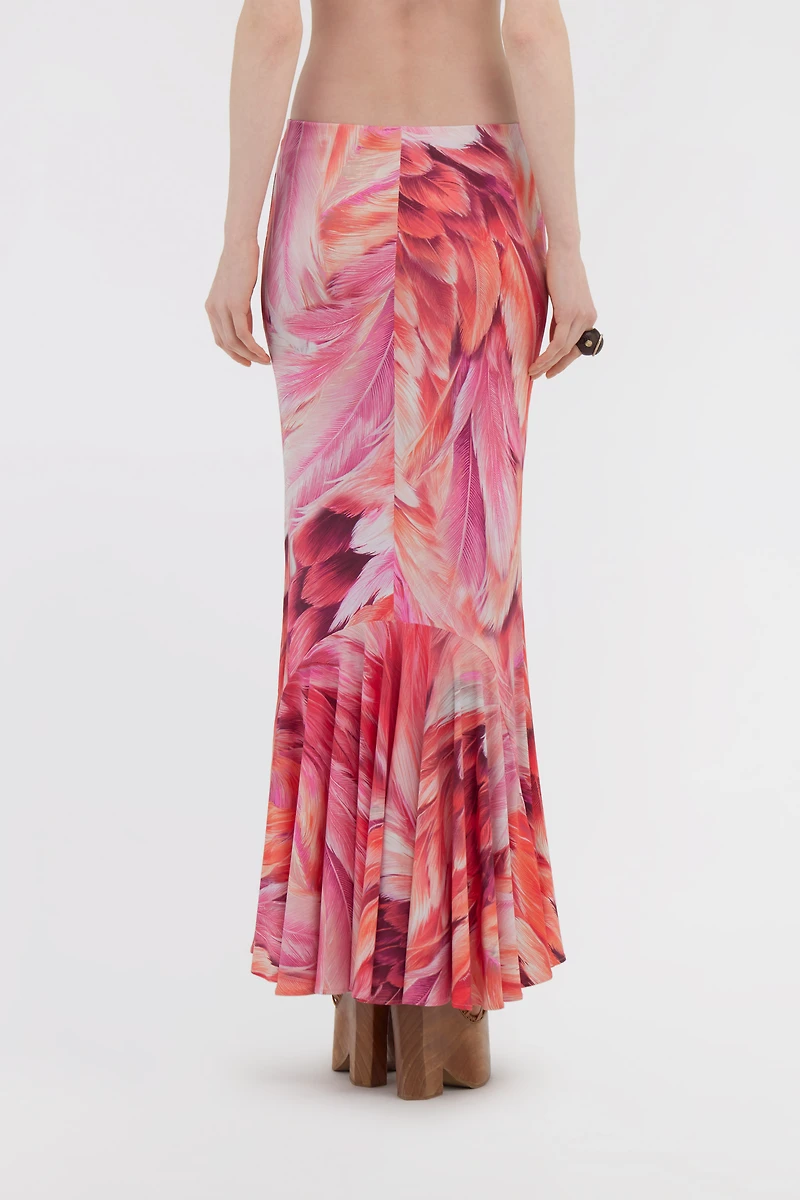Plumange Print Skirt