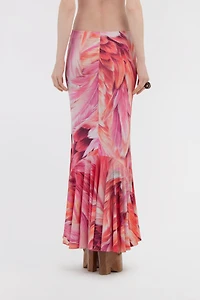Plumange Print Skirt