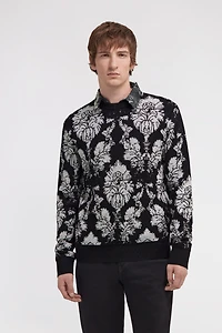 Broccato Print Sweater