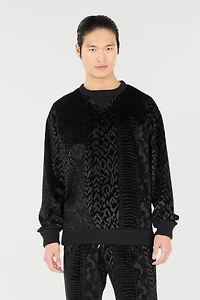 Sweatshirt With Animal Print