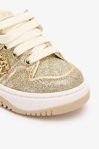 Glittery Sneakers With RC Monogram