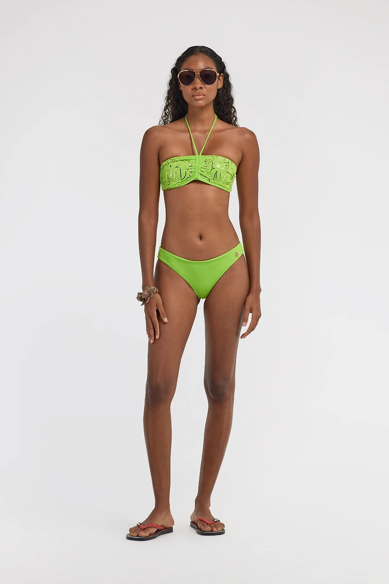 Green Logo Monogram RC Bikini