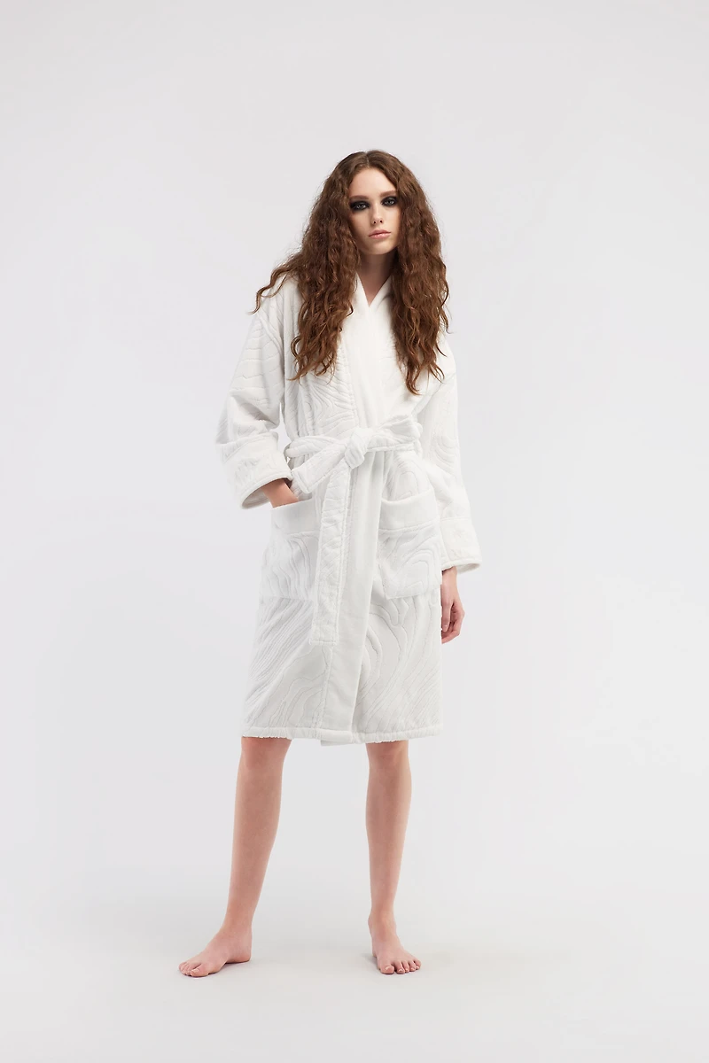 Crystal Snakes terry cotton bathrobe.