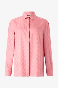 Shirt-Blend Shirt With Mirror Snake Monogram Print