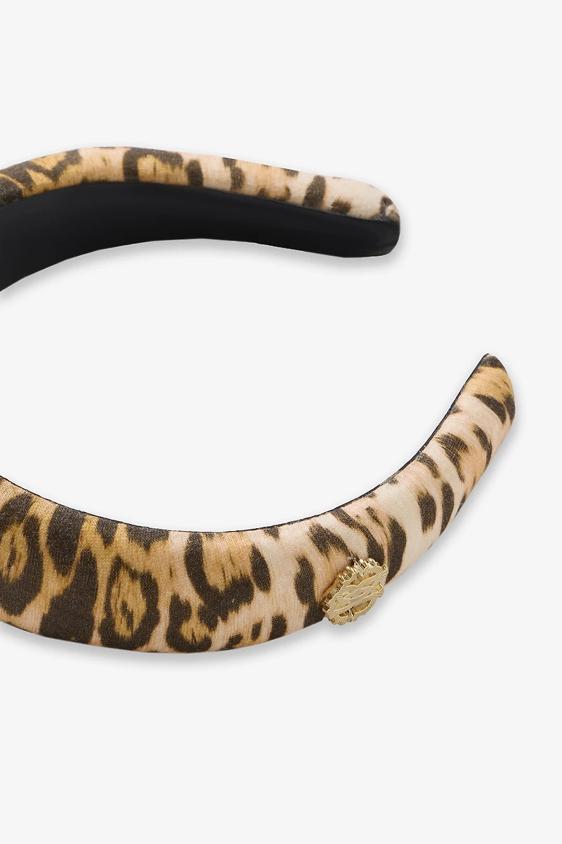 Headband With Jaguar Skin Print