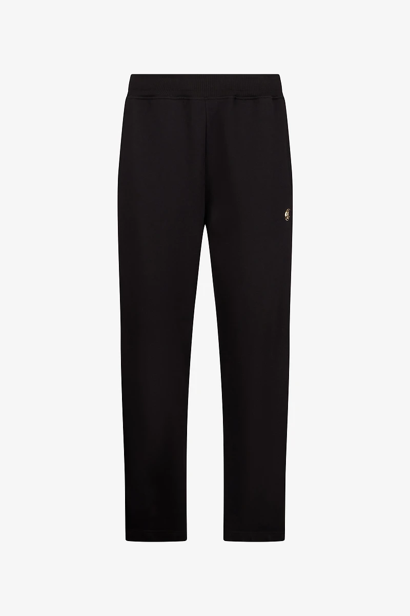Black Joggers Trousers with JC Monogram