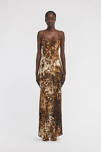 Appaloosa Print Slip Dress
