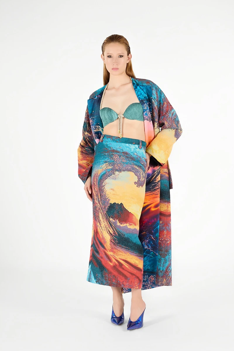 Itaca Print Skirt