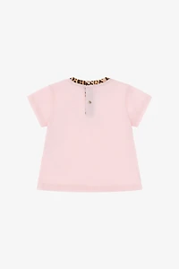 Pink Leopard Trim Tee
