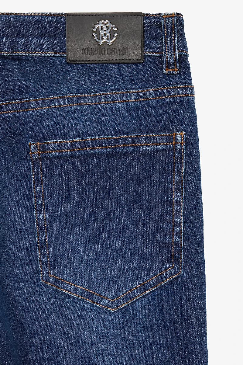 Distressed-Effect Jeans