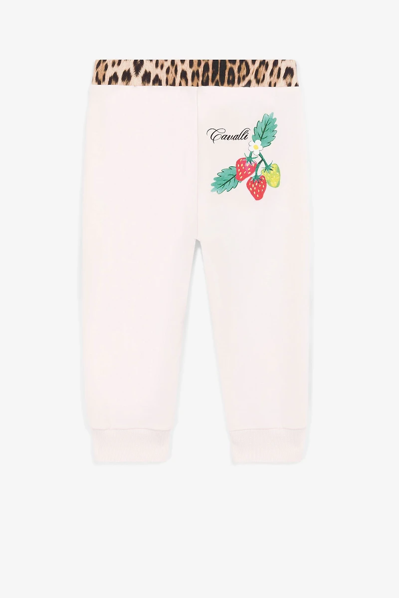 Butterfly And Strawberry-Print Sweatpants