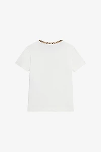 Cotton t-shirt with detail