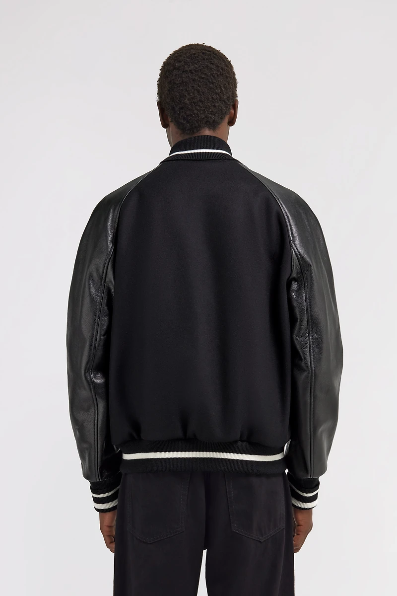 Contrast Bomber Jacket
