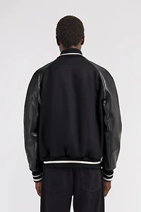 Contrast Bomber Jacket