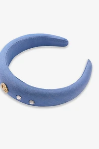Dappled Headband With RC Monogram