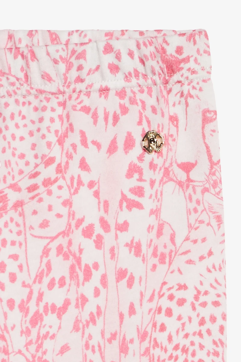 Cheetah-Print Sports Pants