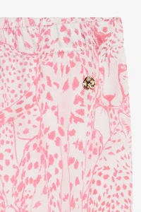 Cheetah-Print Sports Pants