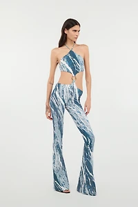 Rubane-Print Jumpsuit