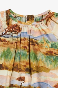 Dress With Safari Print