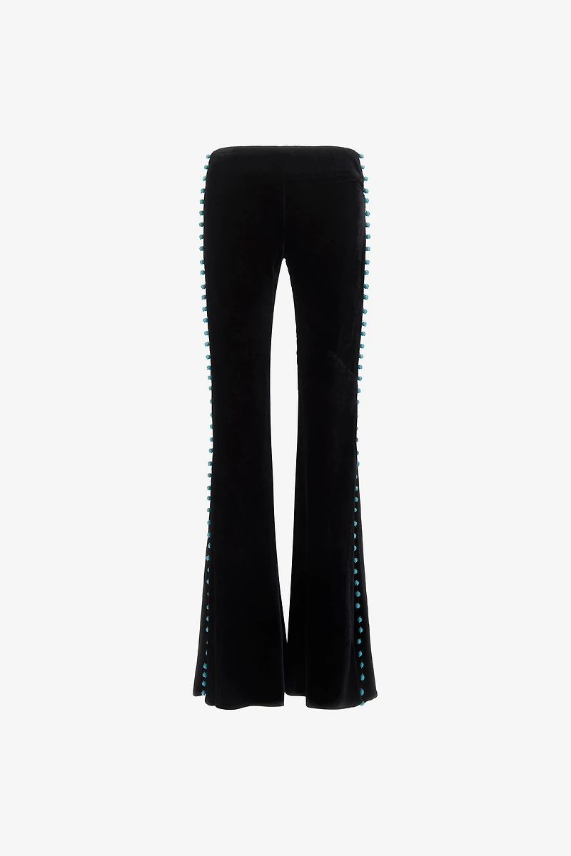 Flare Black Trousers