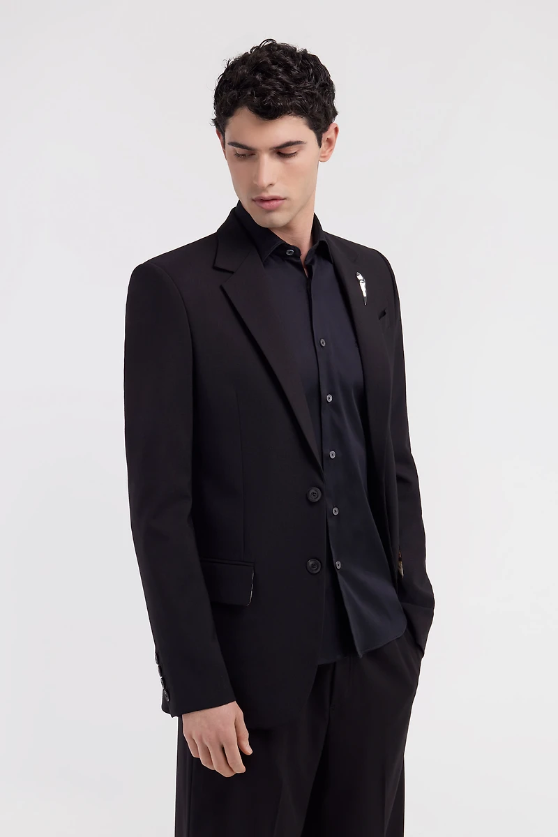 Two button blazer with Fang