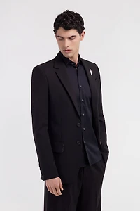 Two button blazer with Fang