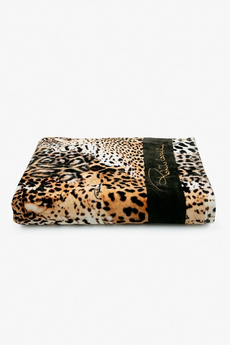 Jaguar Skin Print Beach Towel