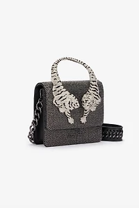 Roar Bag With Rhinestones